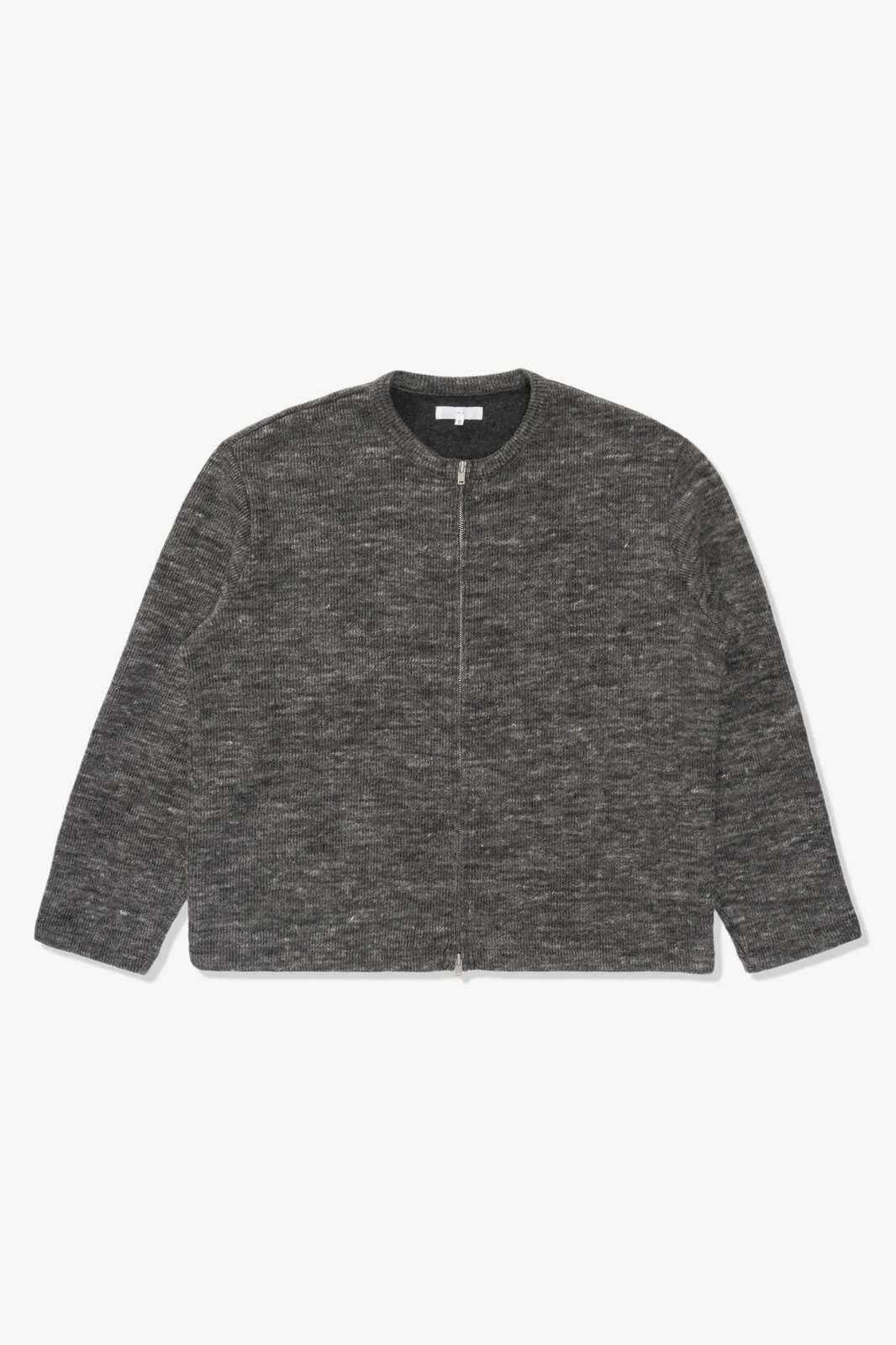 ZIP CREWNECK - CHARCOAL MELANGE by Lady White Co.
