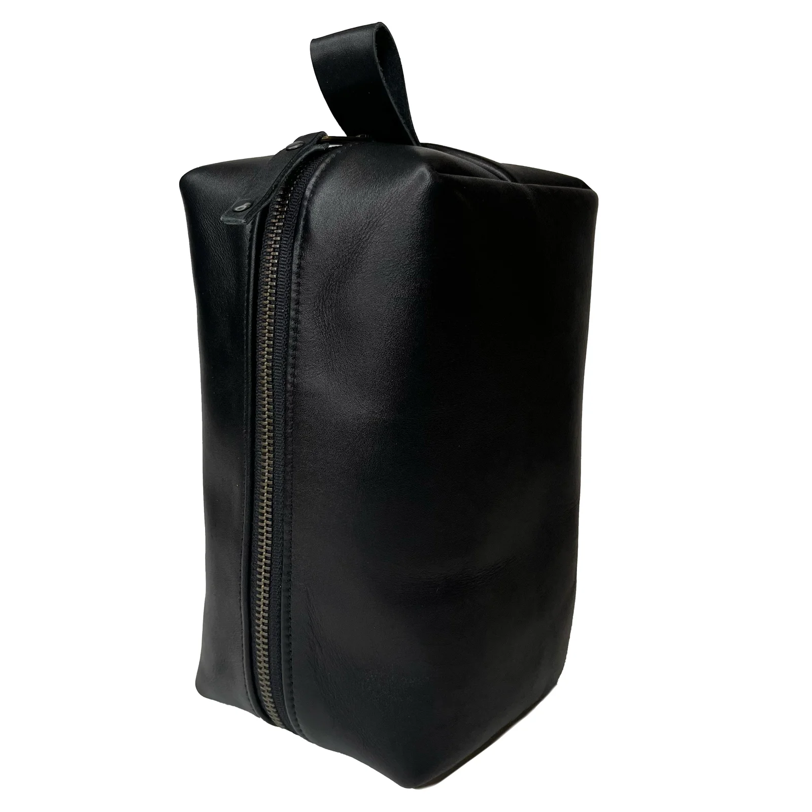 Dopp Kit / Horween Essex Rookery Leather x Buffalo Plaid Wax Canvas / Low Stock by Defy Bags