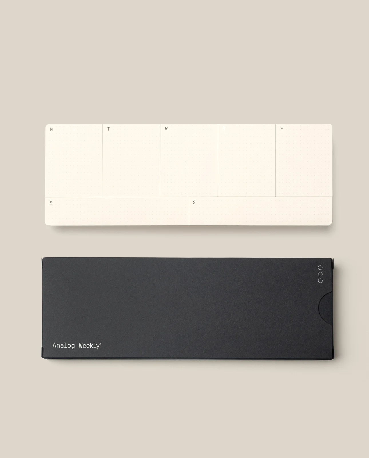 Analog Weekly Cards by Ugmonk