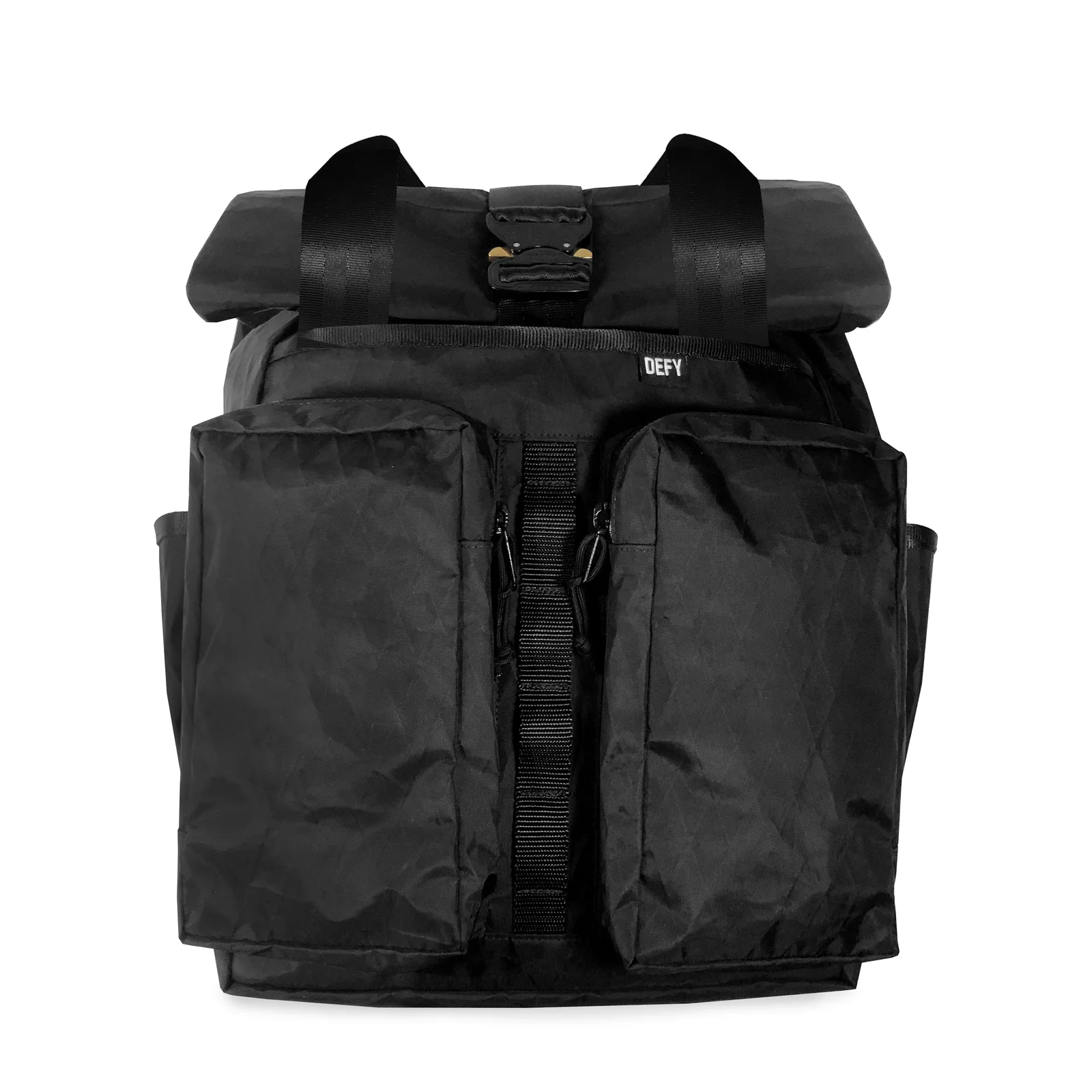 VerBockel 'Day Pack' Roll Top Backpack 2.0 Black X-Pac / Ships in 6-10 Weeks by Defy Bags