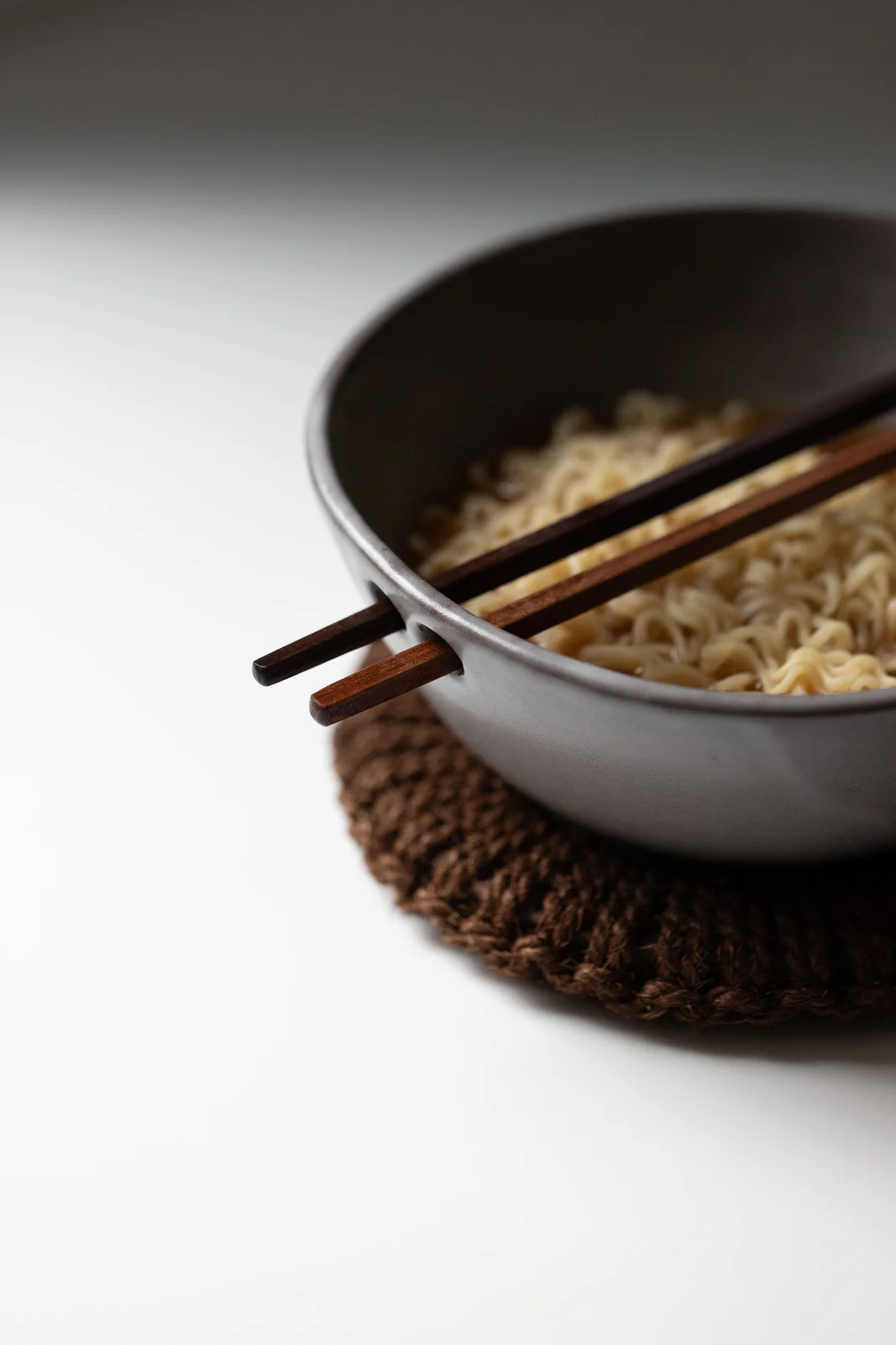 Satin Stone Ramen Bowl by Notary Ceramics