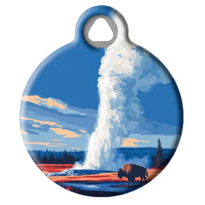 Yellowstone Pet ID Tag by Dog Tag Art by Lupine Pet
