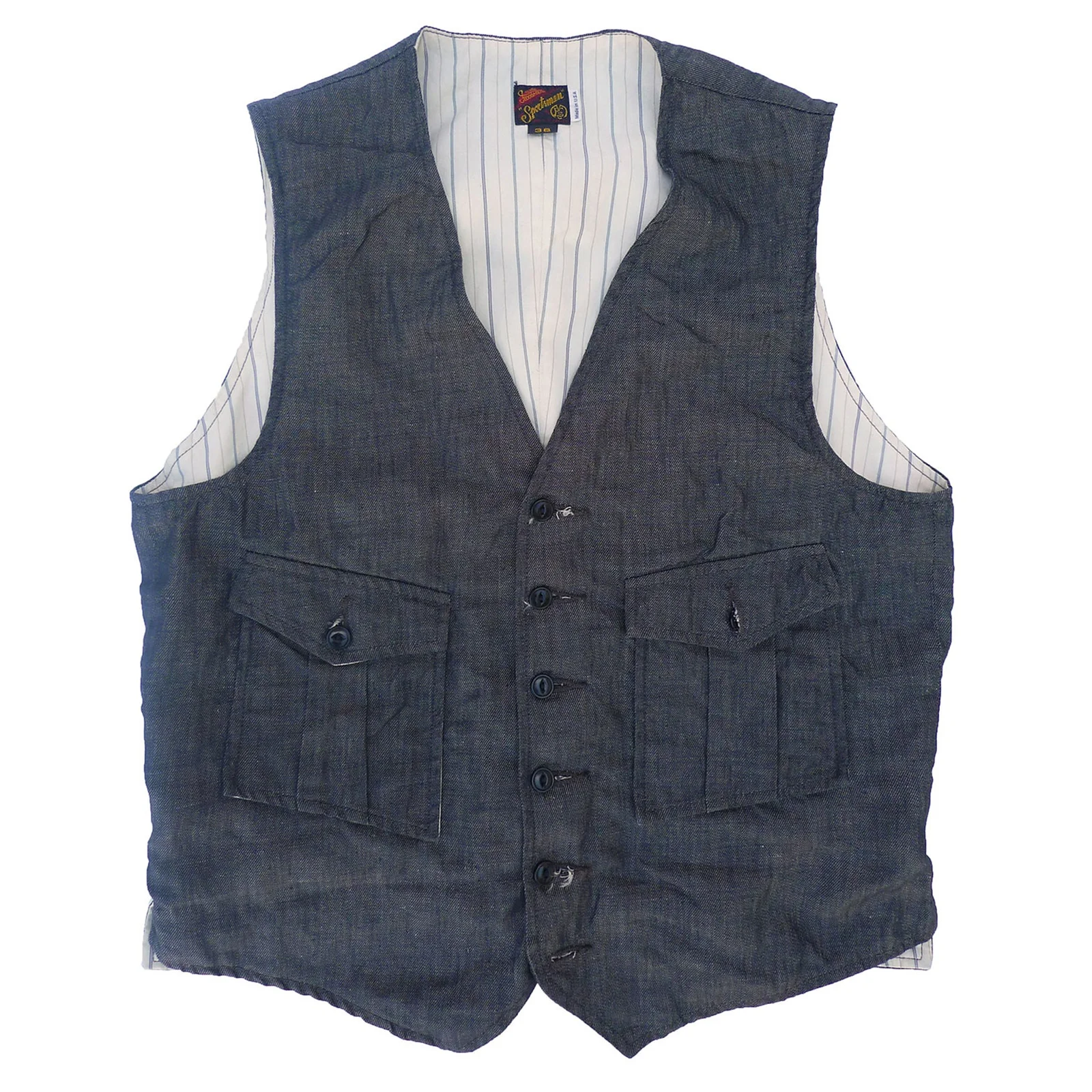 Continental Vest - Charcoal by Mister Freedom