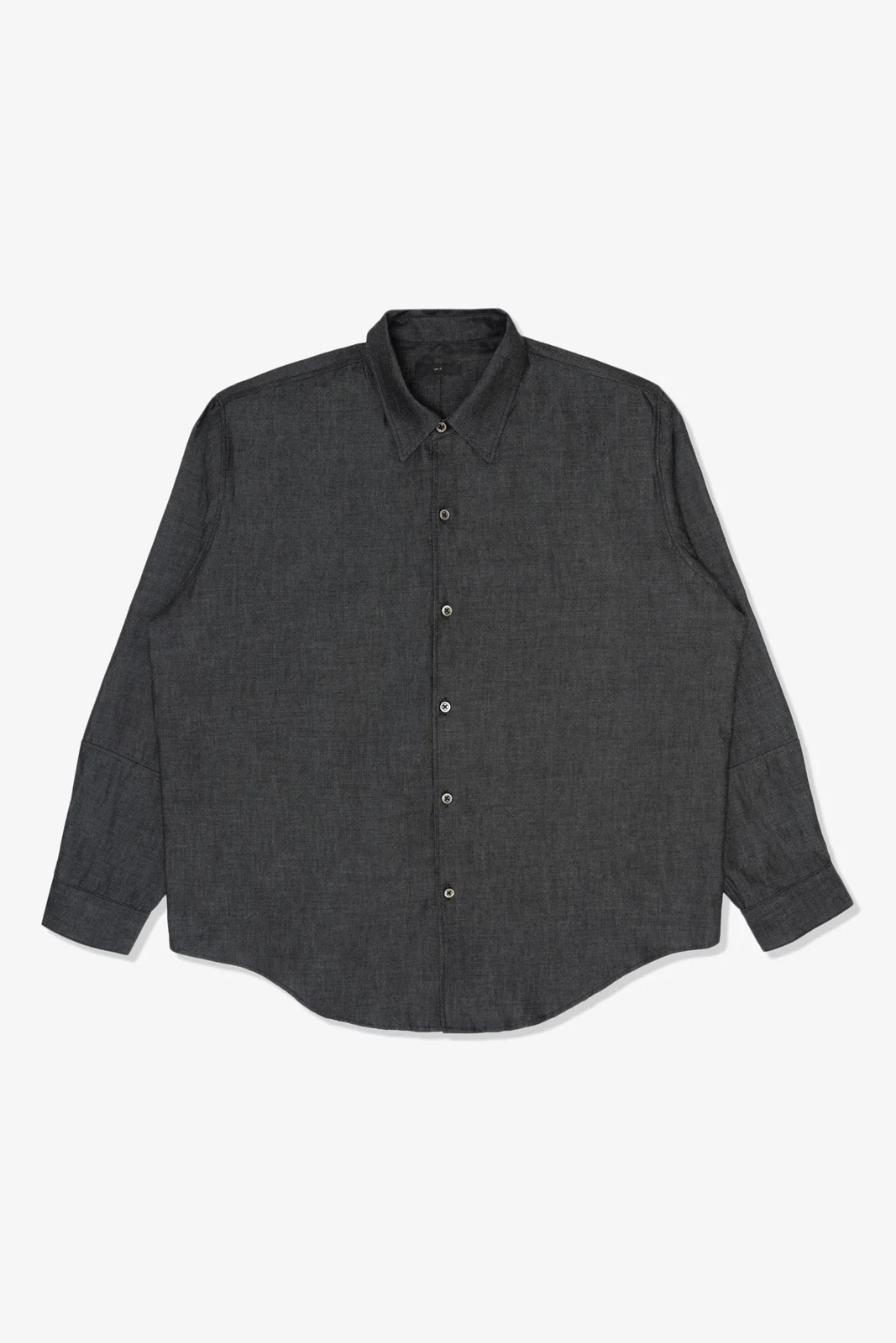 LYNN CHAMBRAY L/S SHIRT - BLACK CHAMBRAY by Lady White Co.