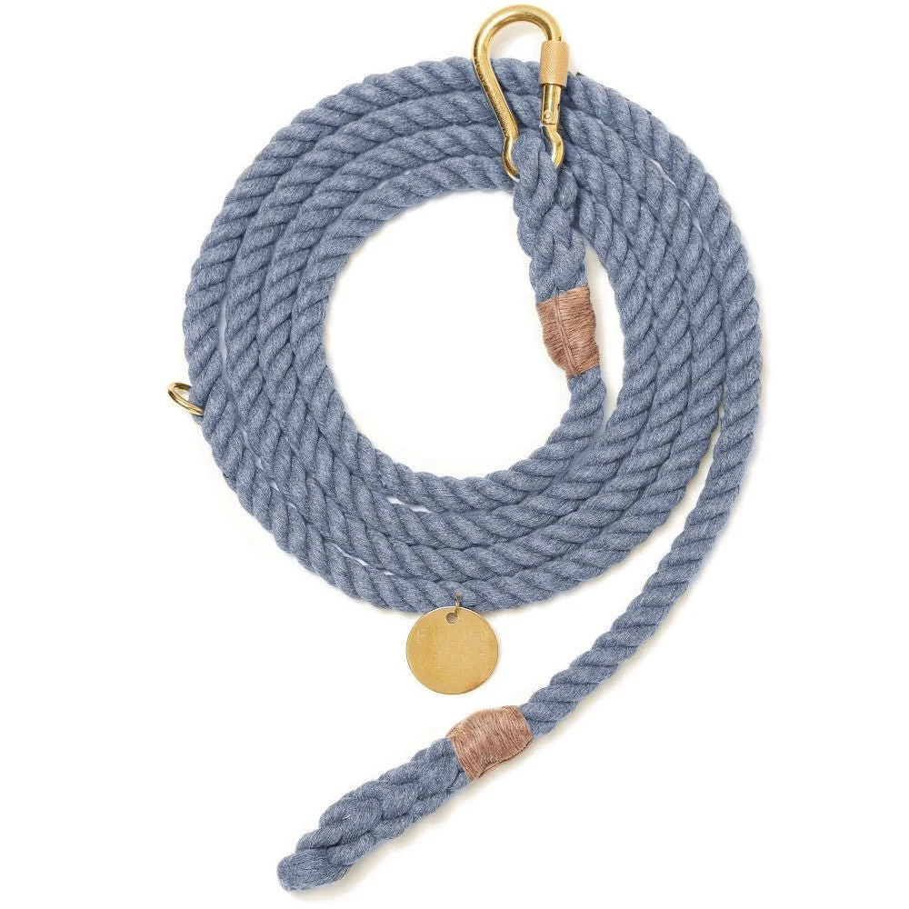 Blue Jean Up-Cycled Rope Horse Lead, Standard by Found My Animal