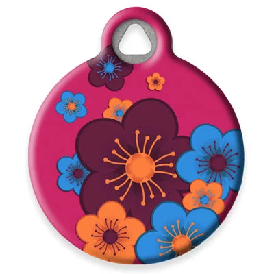Plum Pretty Pet ID Tag by Dog Tag Art by Lupine Pet