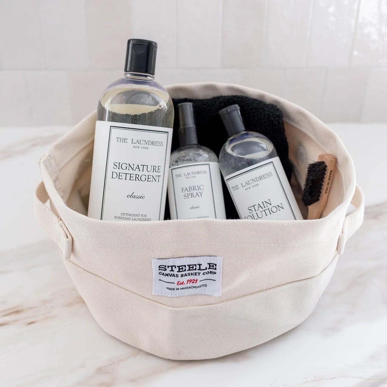 Extra Small Round Canvas Storage Bin by Steele Canvas