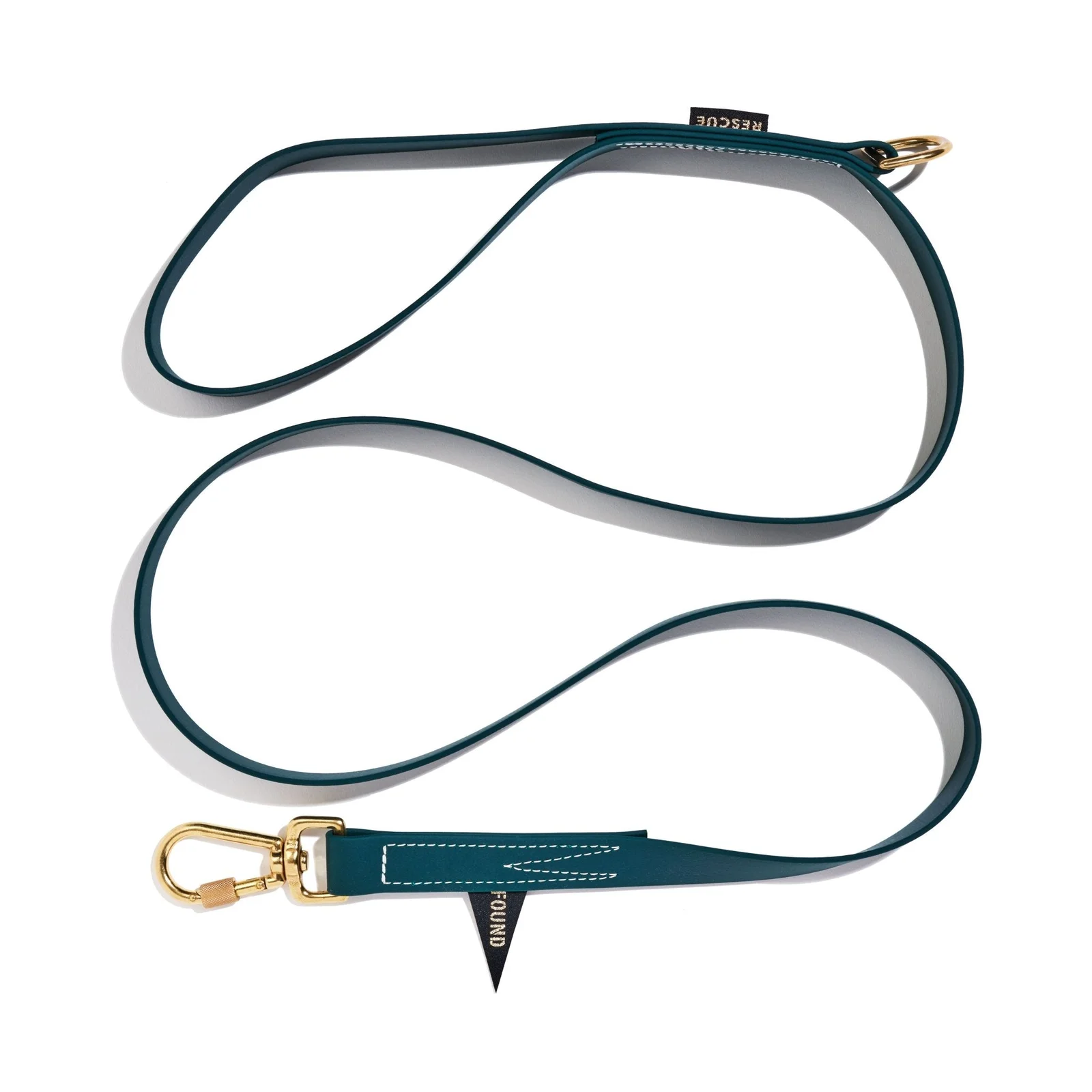 Water Resistant Standard 5ft Leash, Hunter Green | Found My Animal by Found My Animal