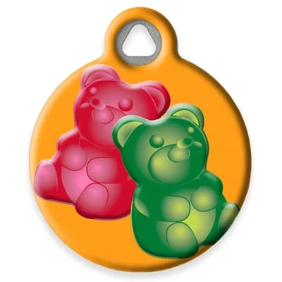 Jelly Bears Pet ID Tag by Dog Tag Art by Lupine Pet