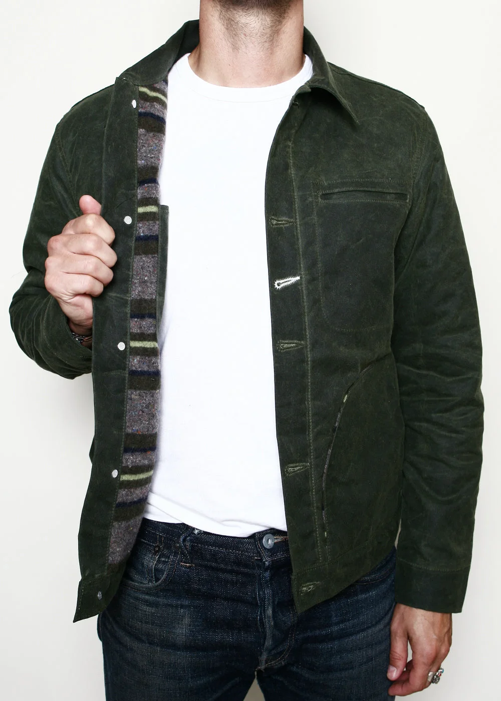 Supply Jacket // Lined Olive Ridgeline by Rogue Territory