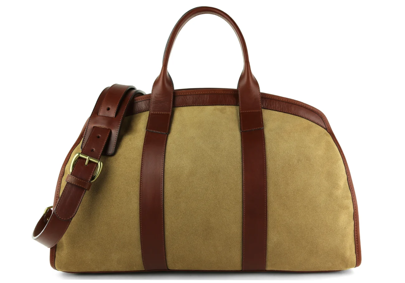 Suede Aiden Duffle by Frank Clegg Leatherworks