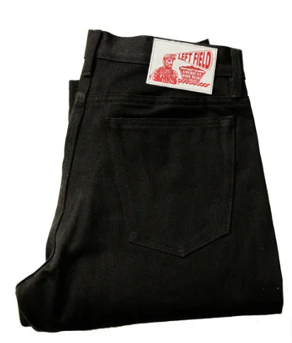 Chelsea Black Maria Vidalia Mills 14 oz selvedge Sulphur Dyed Denim **Size up 1" in the waist(deadstock, no more black) by Left Field NYC