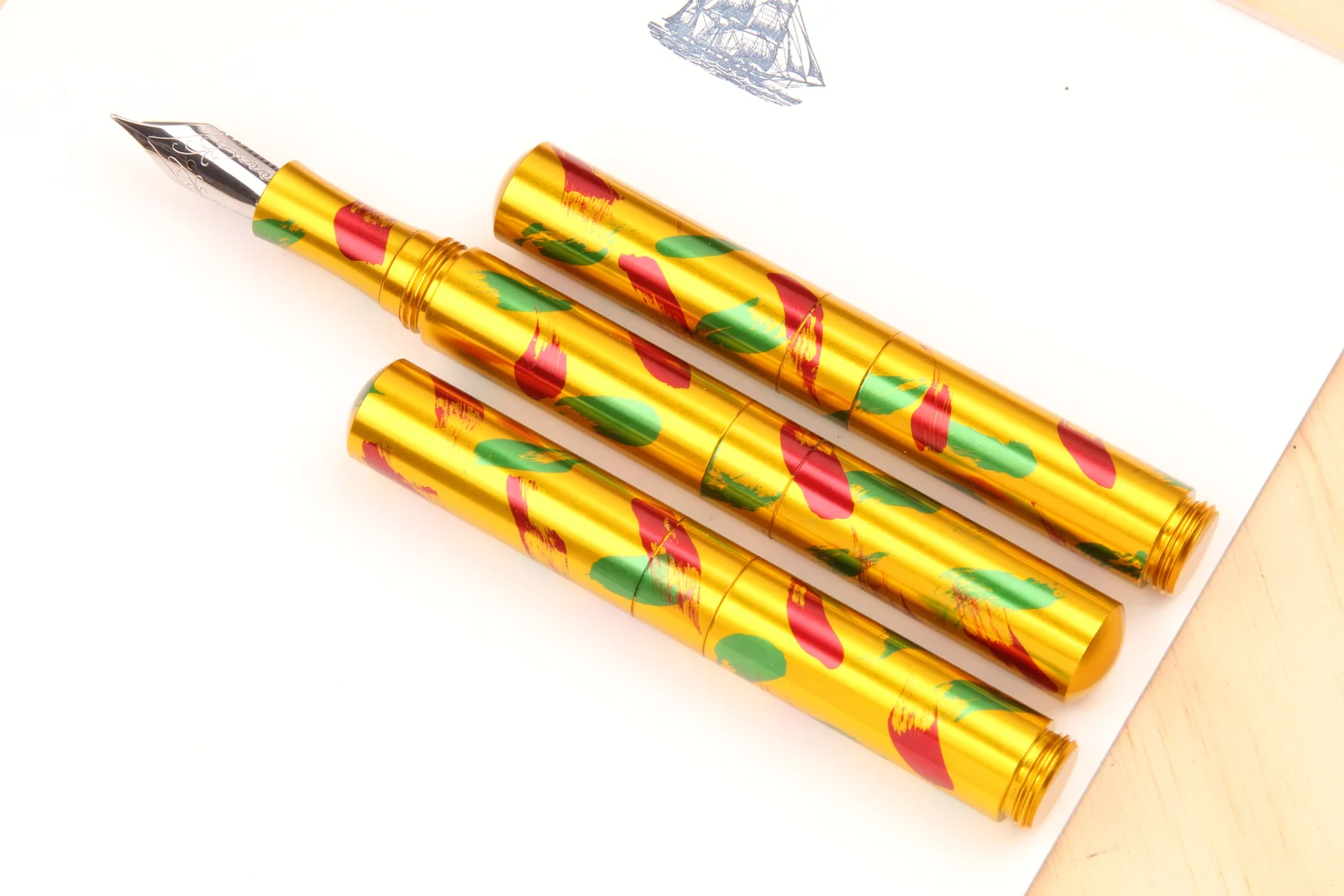 Anodized Aluminum "Pocket Six" Fountain Pen by Schon DSGN