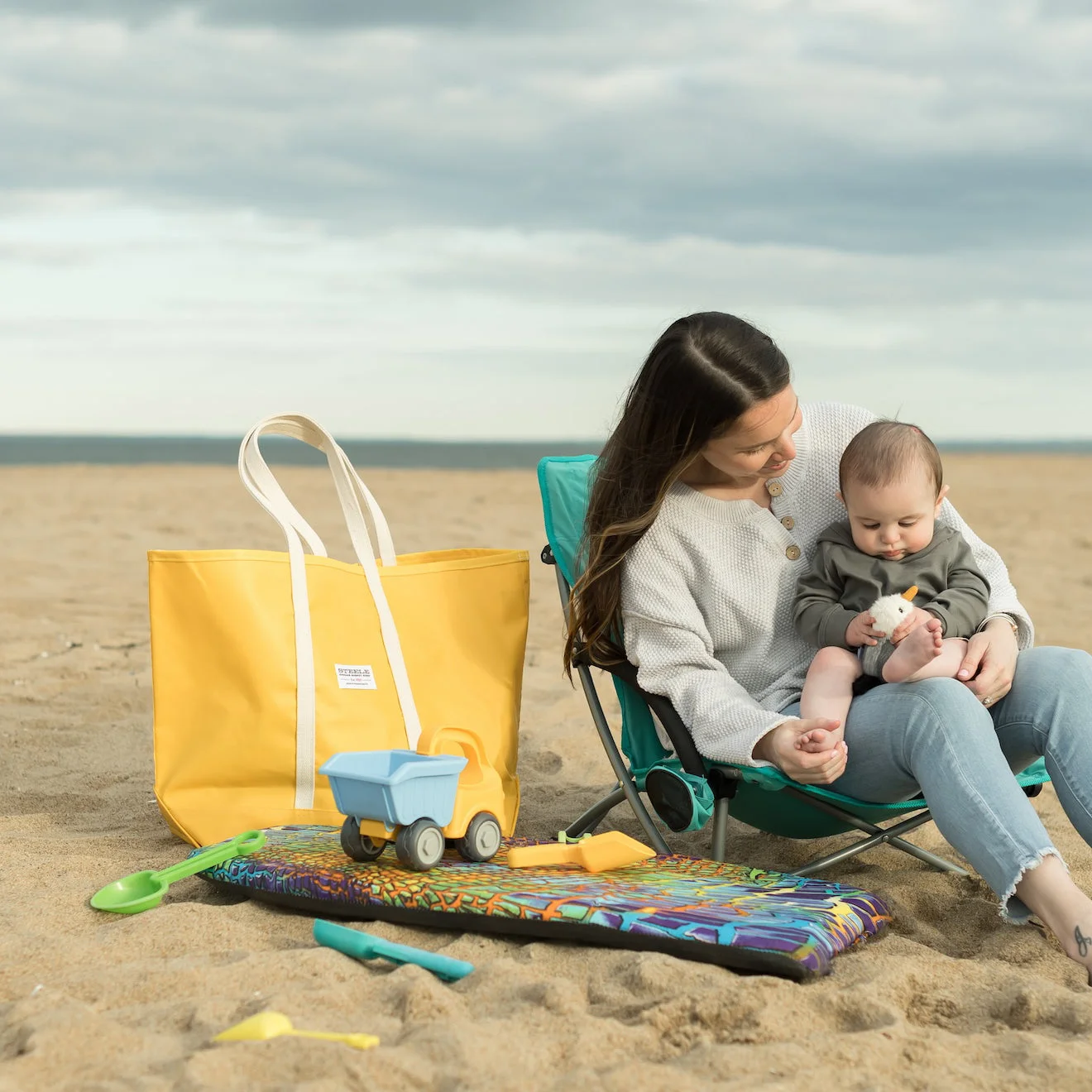 Yellow Water-Resistant Steeletex Tote by Steele Canvas