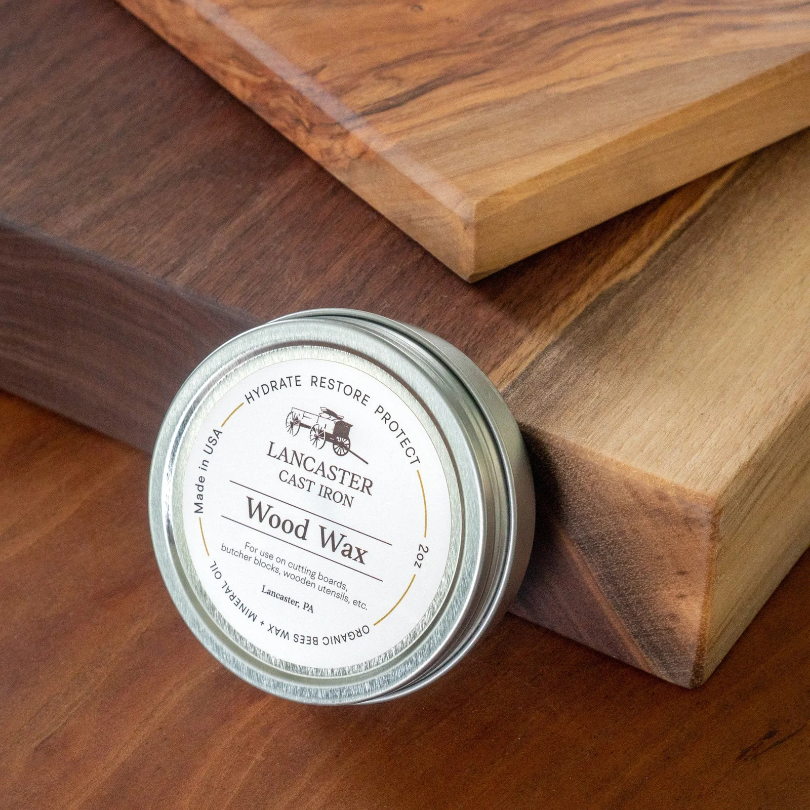 Wood Wax Conditioner by Lancaster Cast Iron