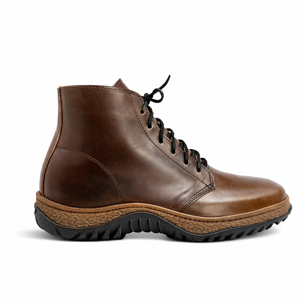 LE Men's Pemaquid Boot: Dk. Olive Leather by Quoddy
