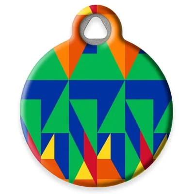 Origami Pet ID Tag by Dog Tag Art by Lupine Pet