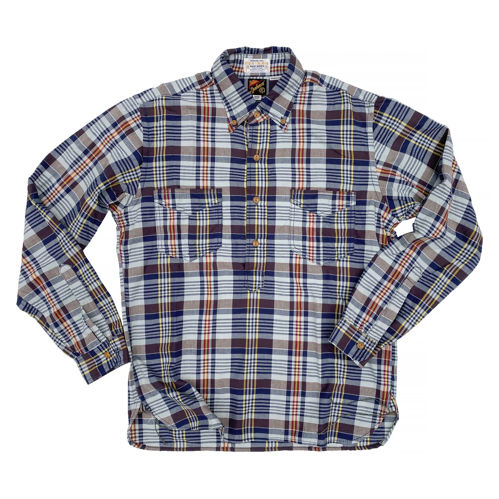 Berkeley Shirt - NOS Madras Plaid by Mister Freedom