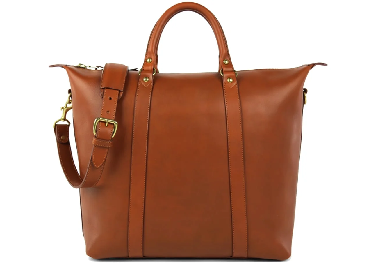 Hampton Zipper Tote by Frank Clegg Leatherworks