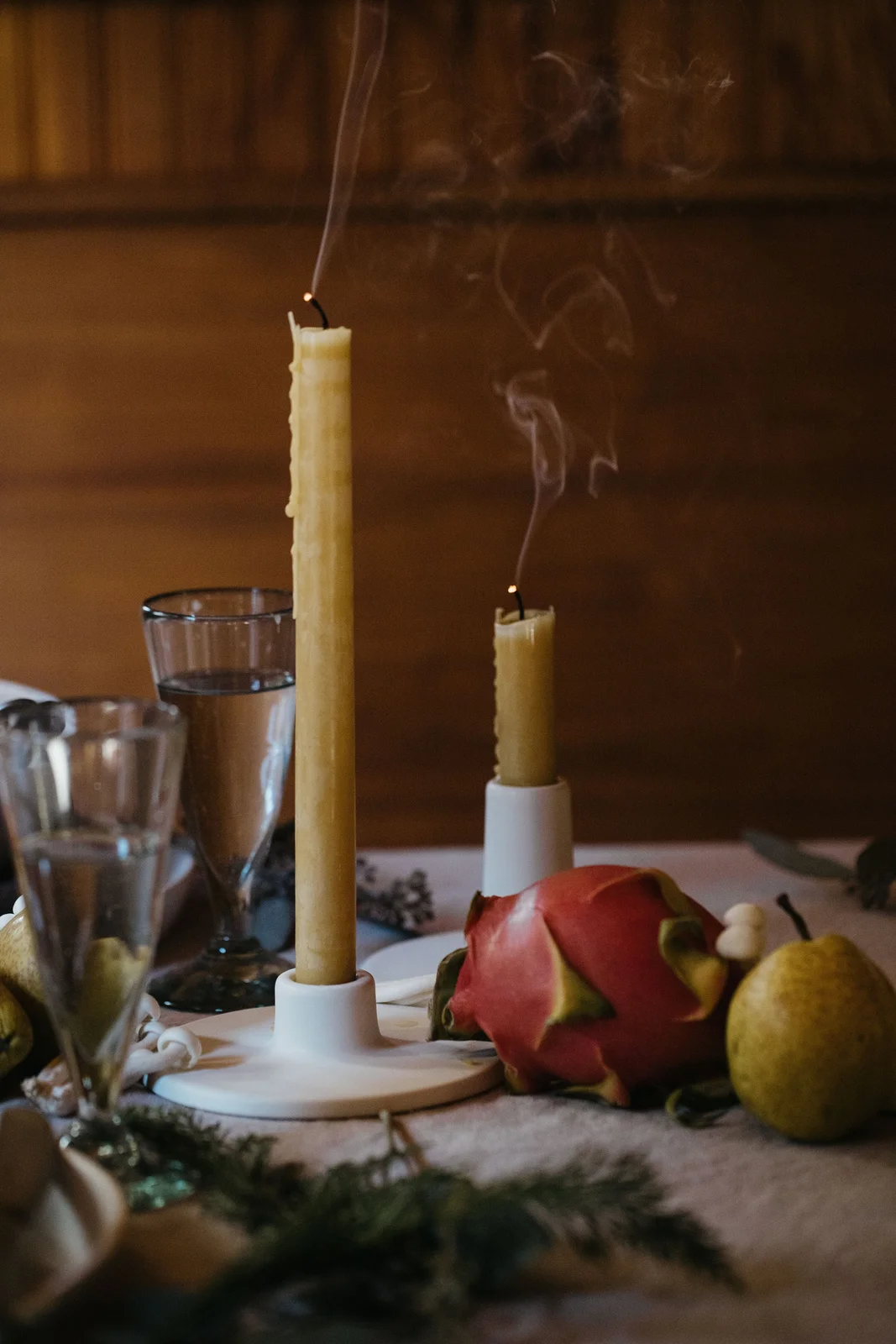 Ceramic Taper Candle Holder by Notary Ceramics