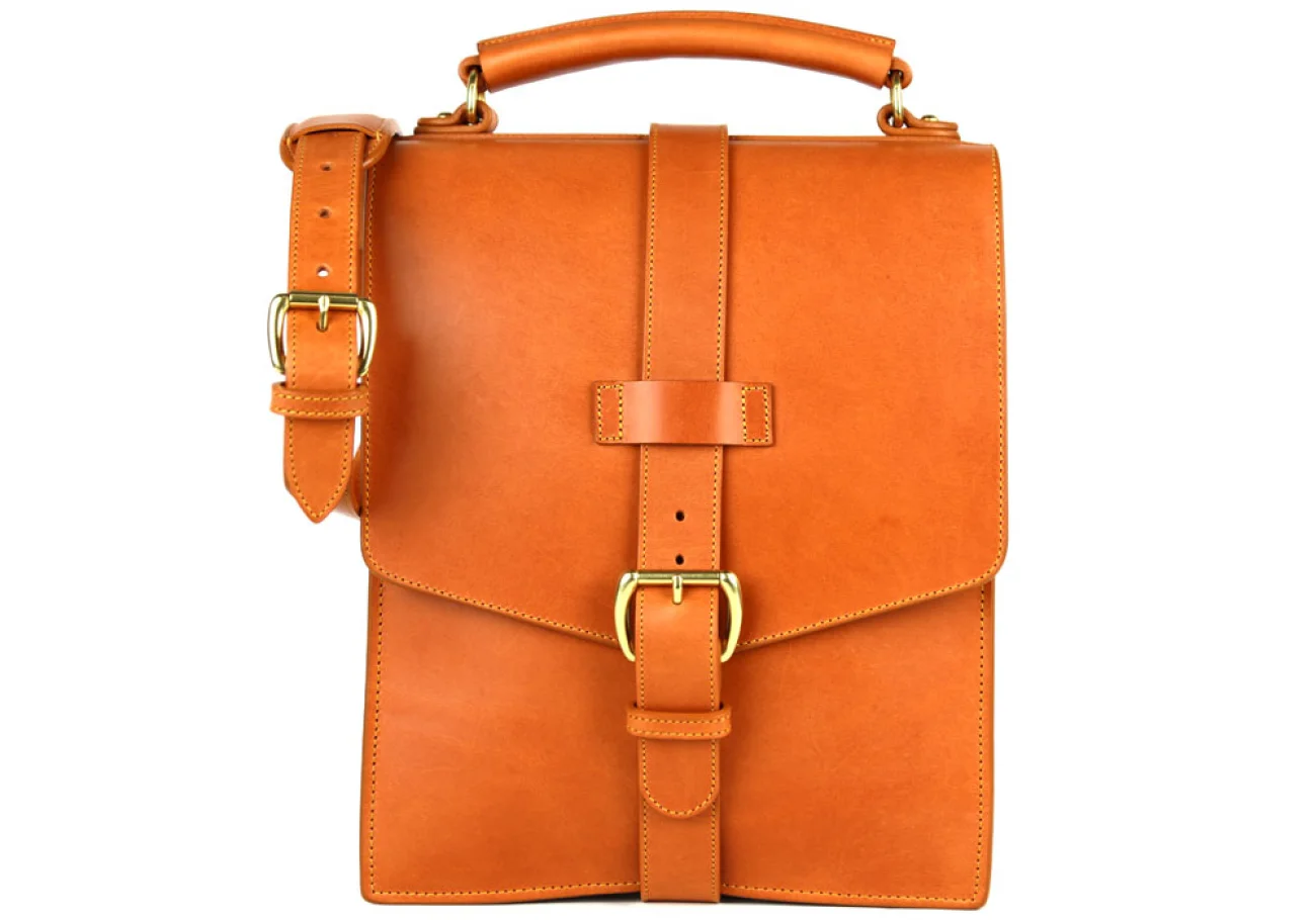 Buckle Messenger Bag by Frank Clegg Leatherworks