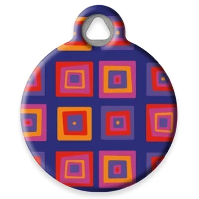 Ruby Cube Pet ID Tag by Dog Tag Art by Lupine Pet
