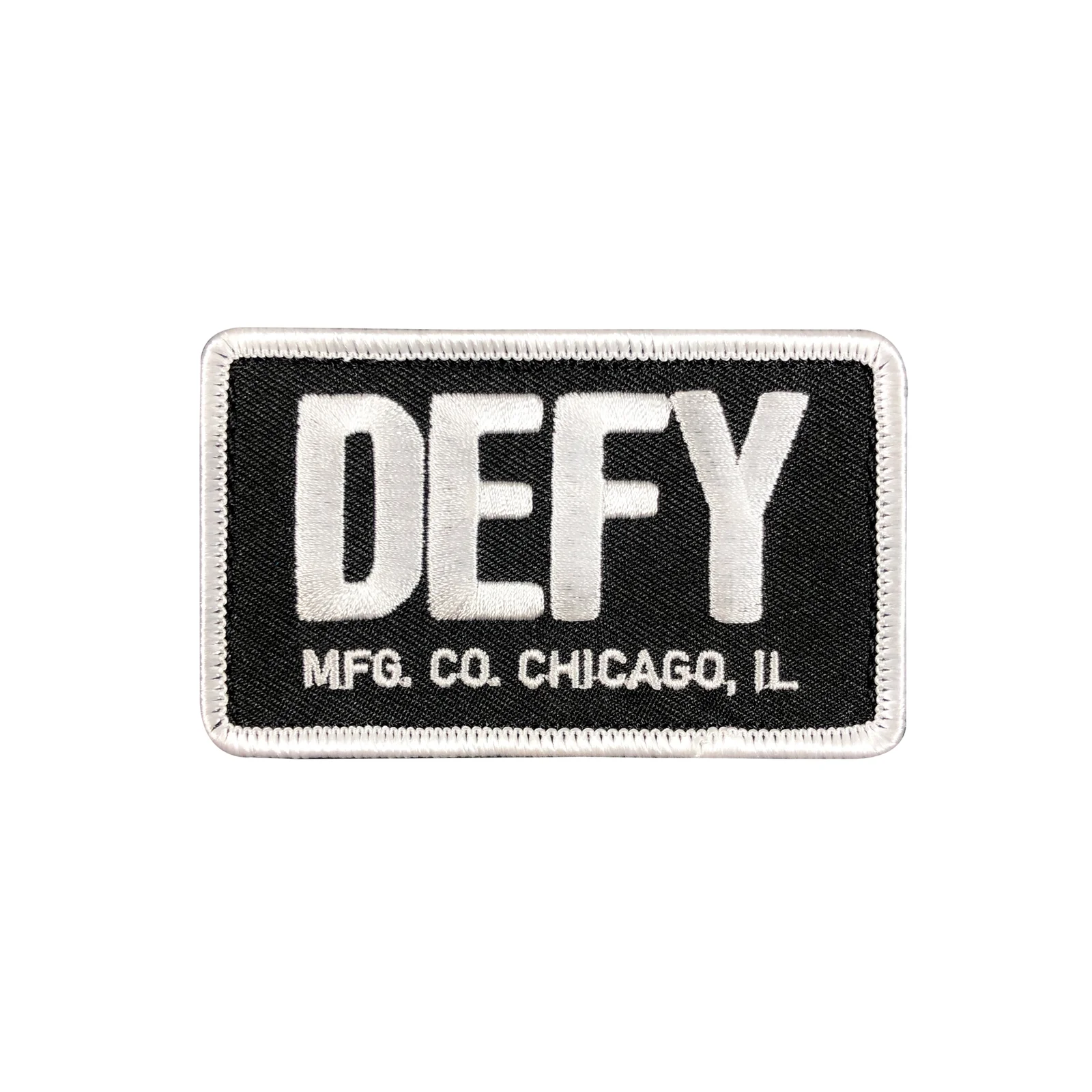 DEFY MFG. Co. Velcro Backed Patch by Defy Bags