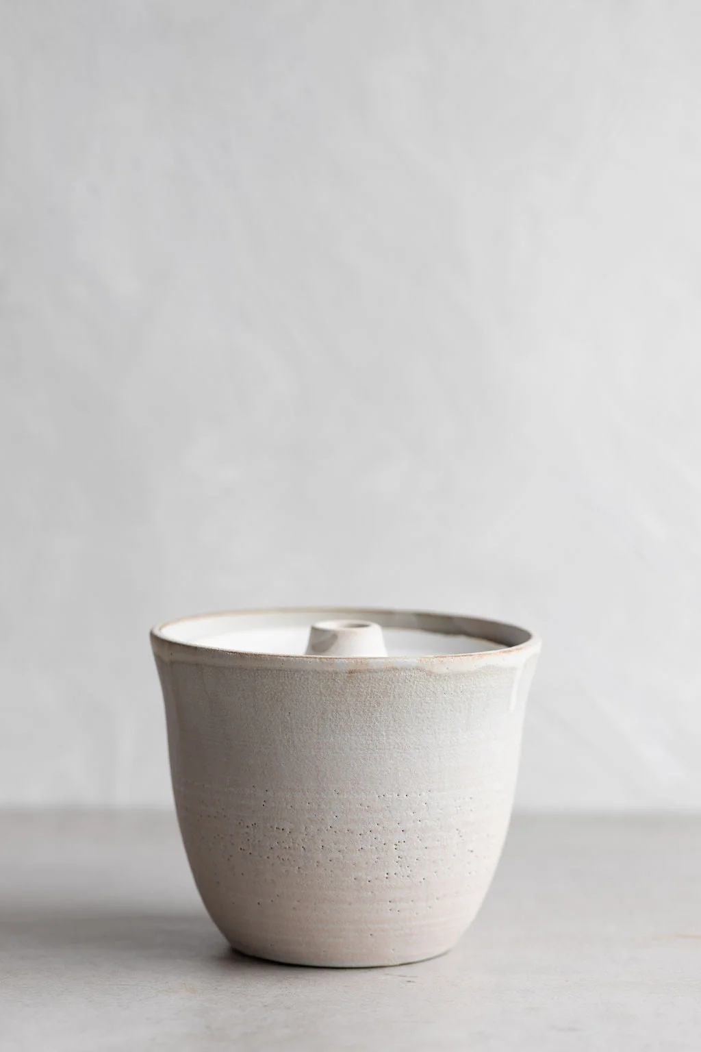 Lidded Tea Vessel by Notary Ceramics