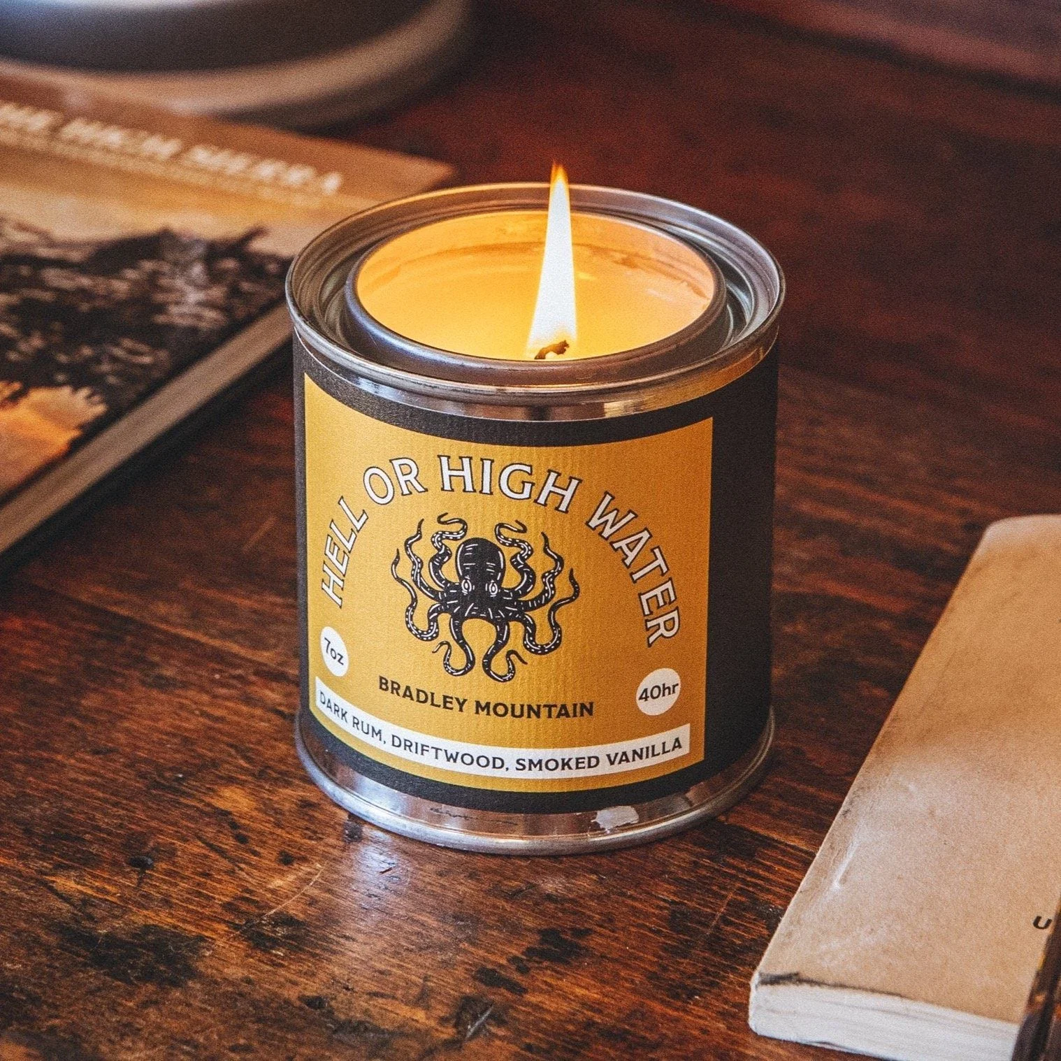 Hell or High Water Candle by Bradley Mountain