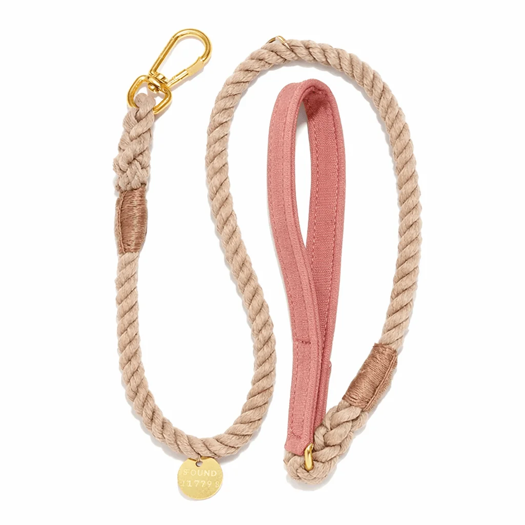 Nantucket Waxed Cotton Canvas Animal Leash by Found My Animal