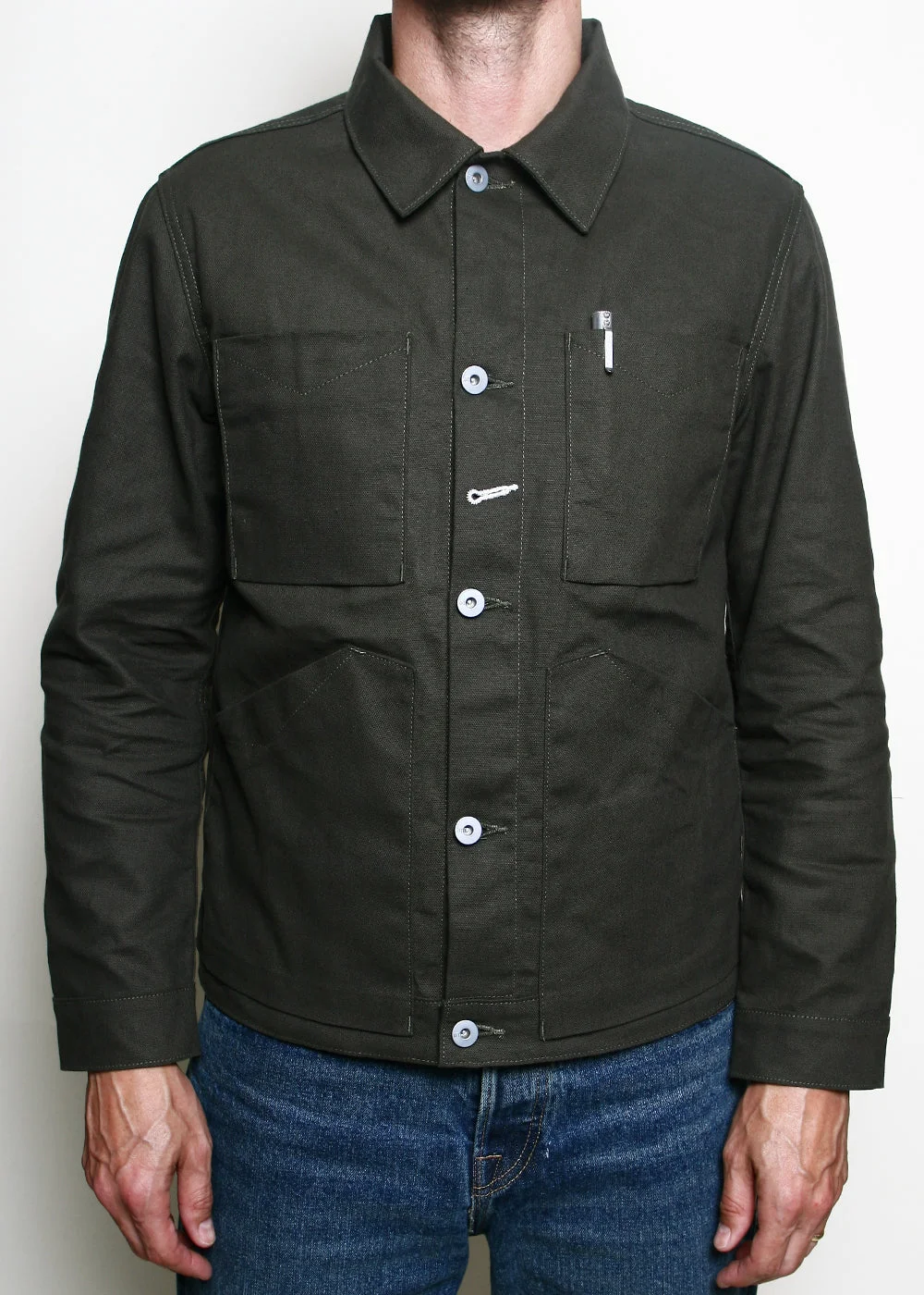 Open Range Jacket // Pine Dry Wax Canvas by Rogue Territory