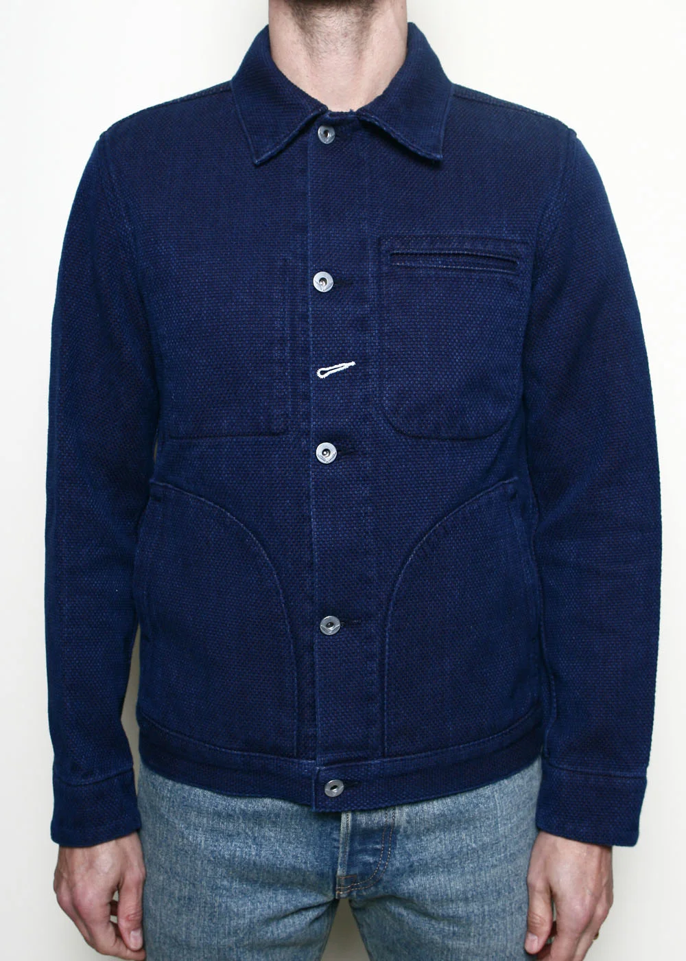 Supply Jacket // Sashiko Indigo x Persimmon by Rogue Territory