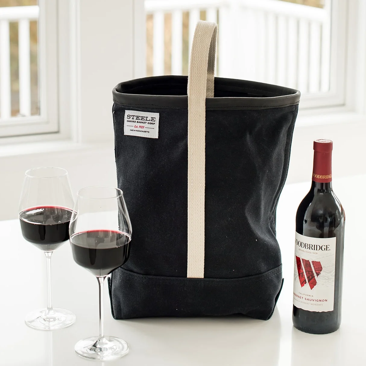 Wine Tote by Steele Canvas