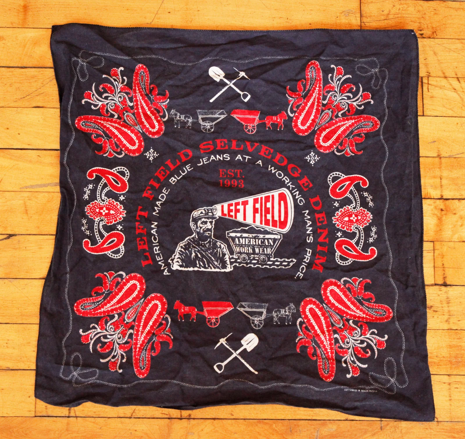 Left Field Rotary Printed Bandana by Left Field NYC