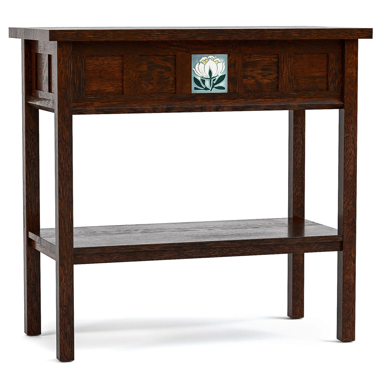 Floral Tile Console by Stickley