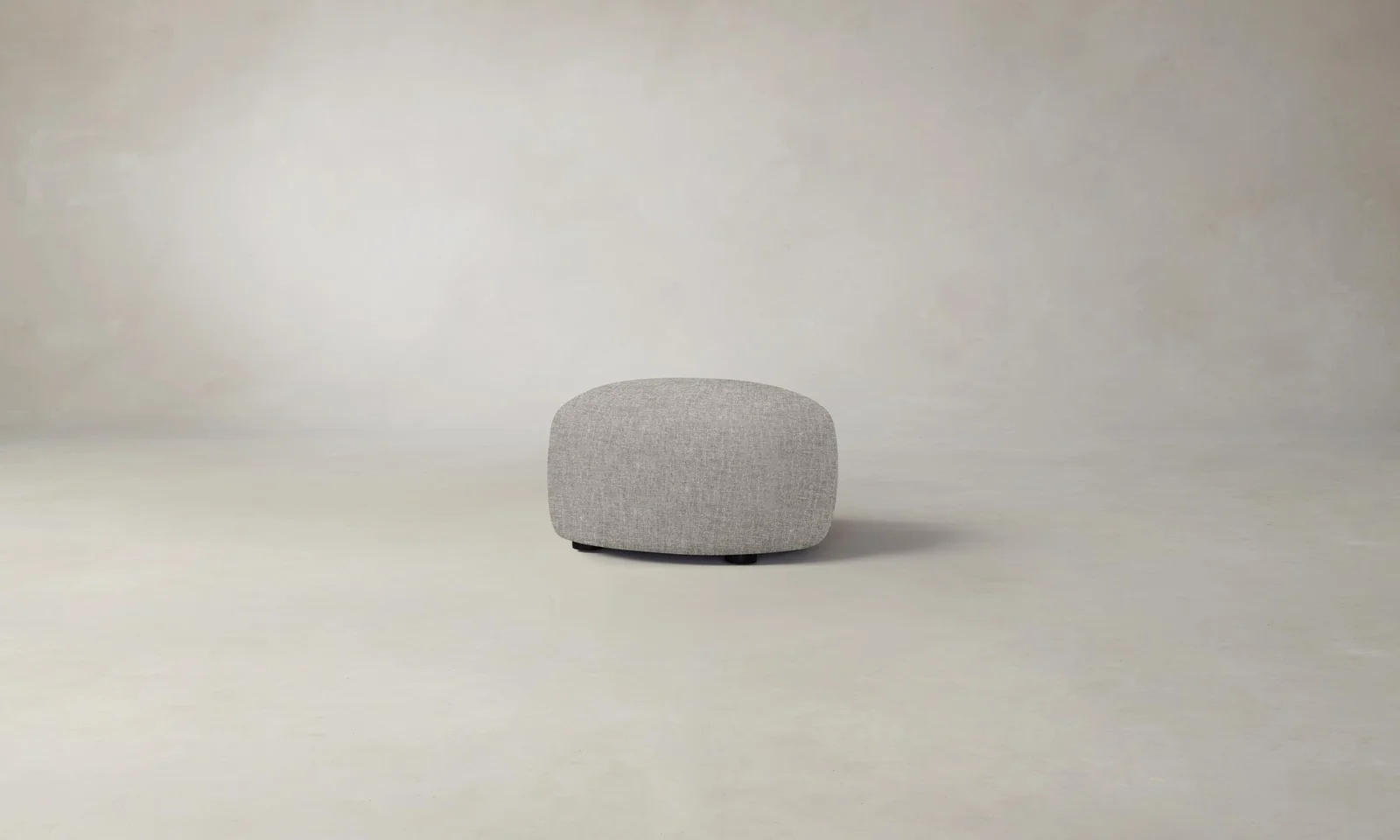 The Chelsea Ottoman - Heritage Belgian Linen Agate by Maiden Home