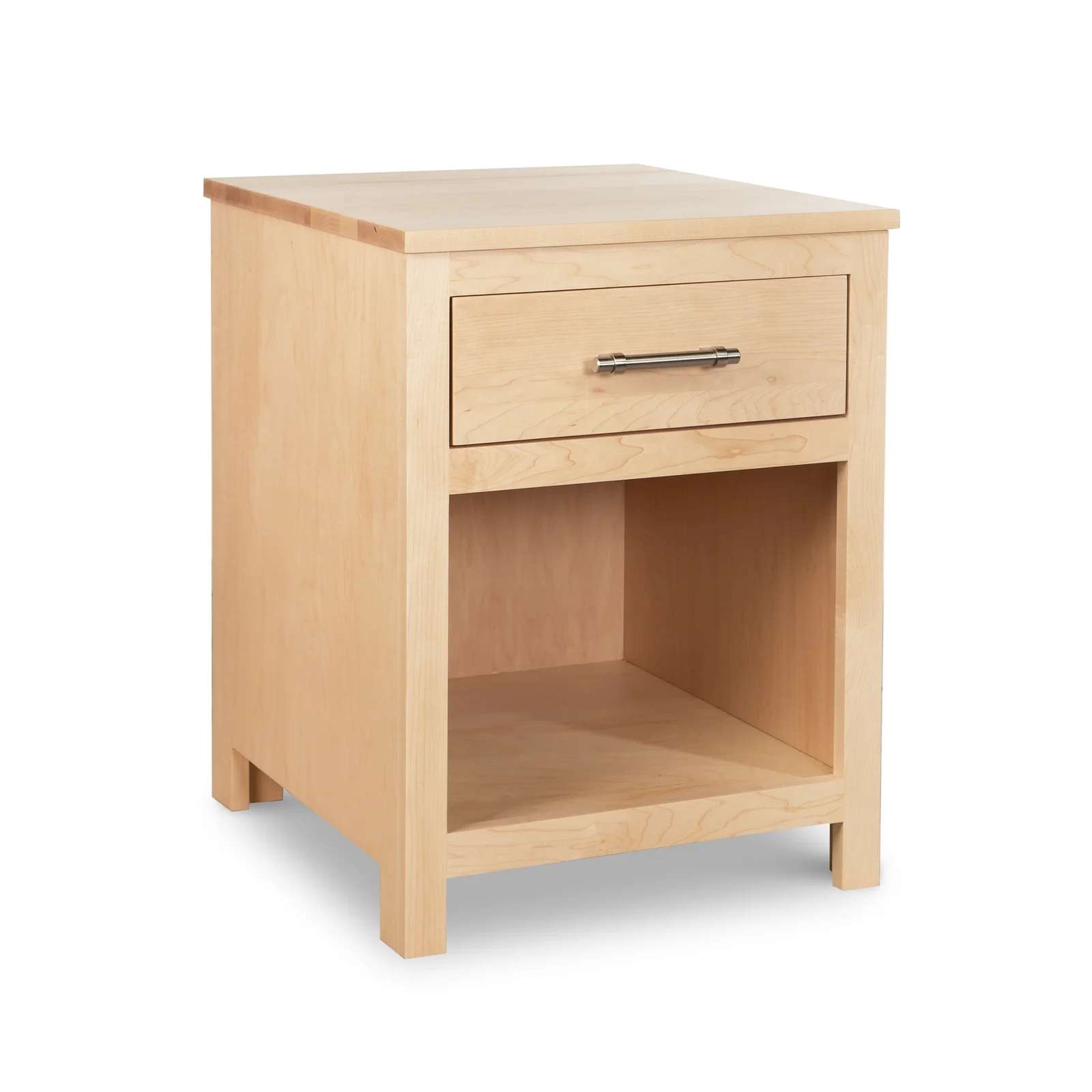 Rockingham 1-Drawer Enclosed Shelf Nightstand by Vermont Woods Studios