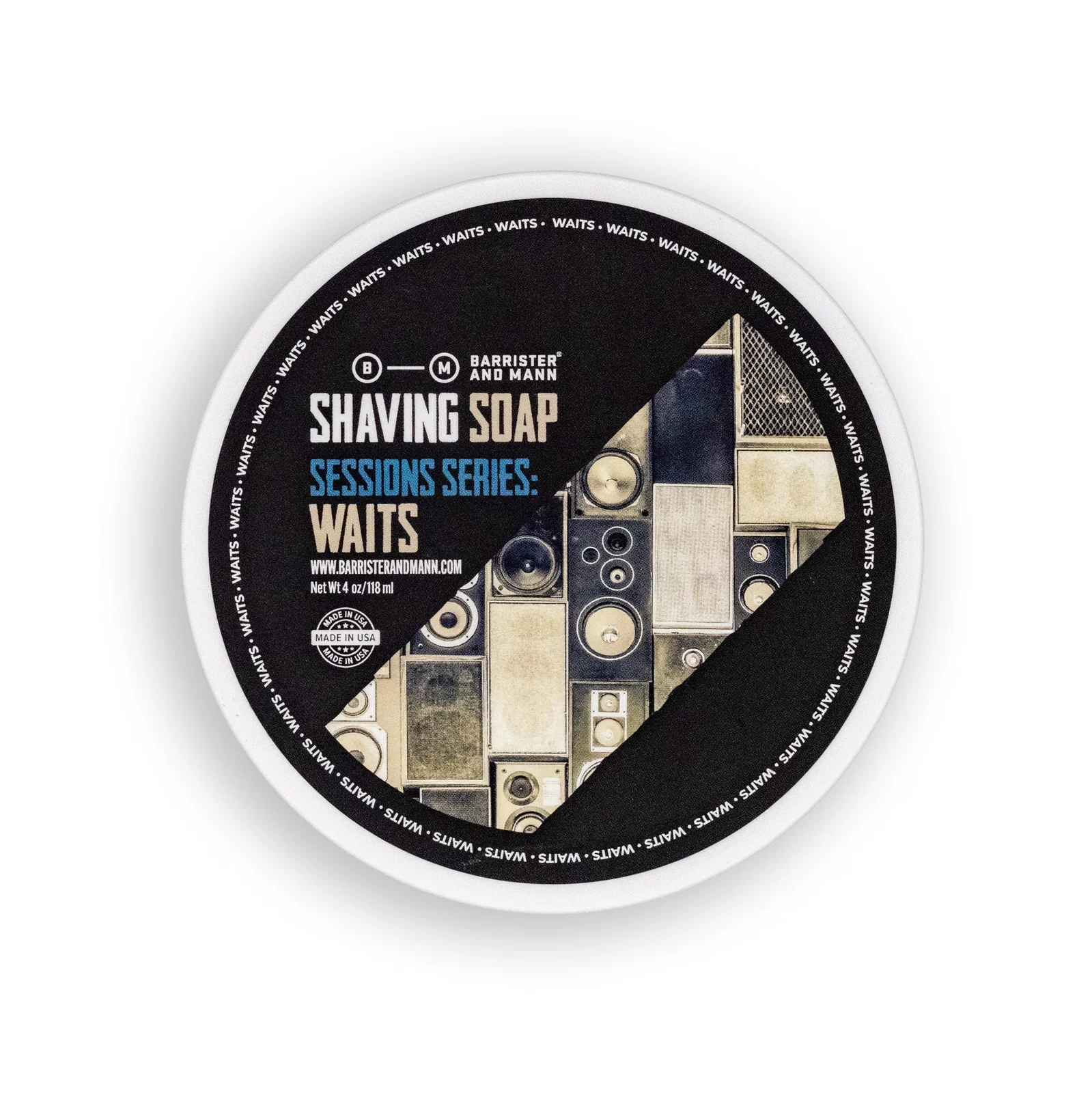 Sessions Series Shaving Soap: Waits by Barrister and Mann
