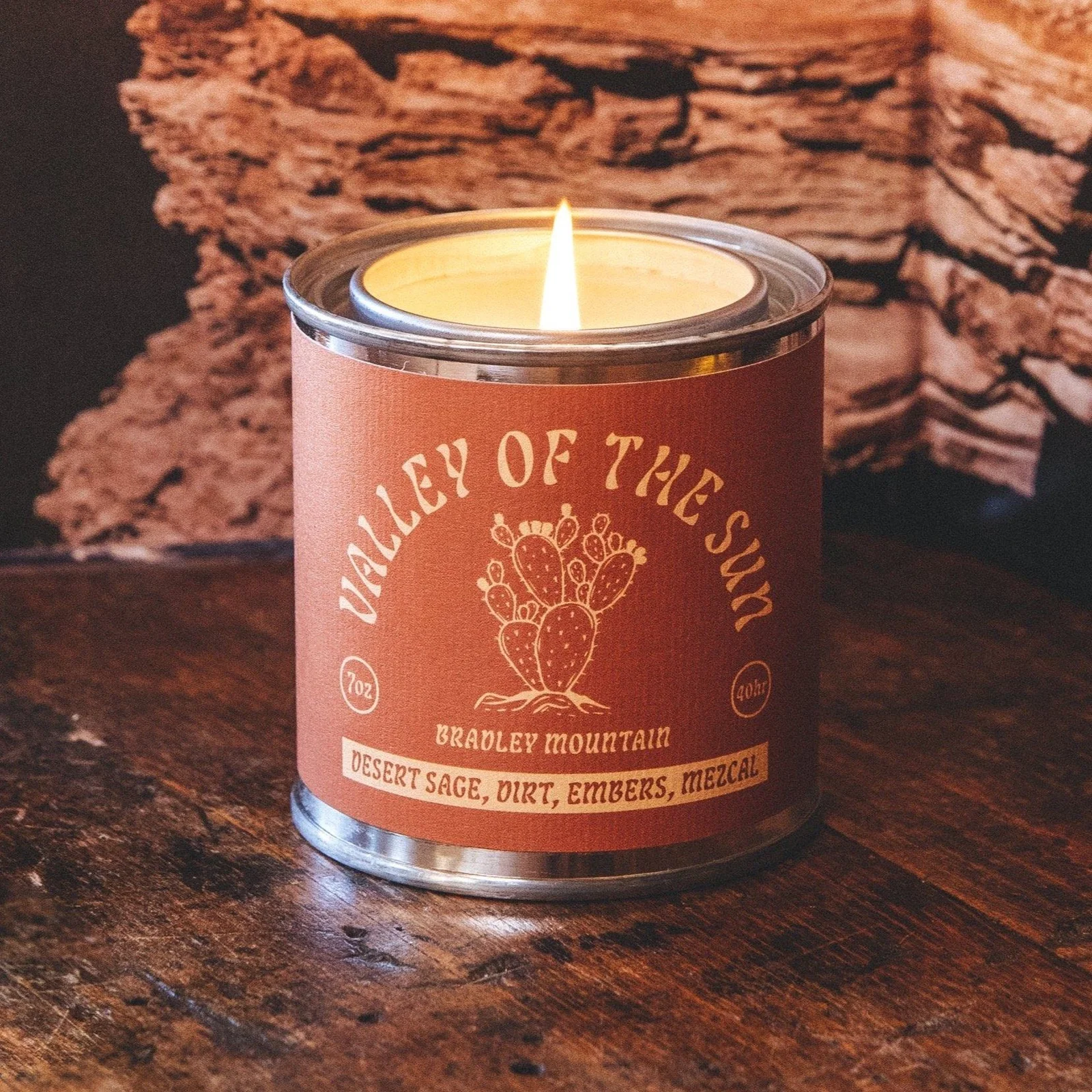 Valley of the Sun Candle by Bradley Mountain