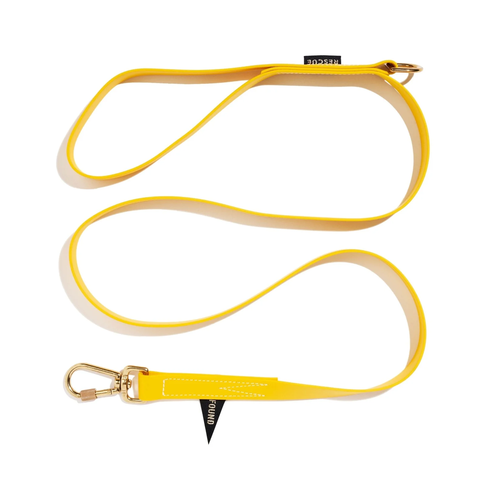 Water Resistant Standard 5ft Leash, Yellow | Found My Animal by Found My Animal