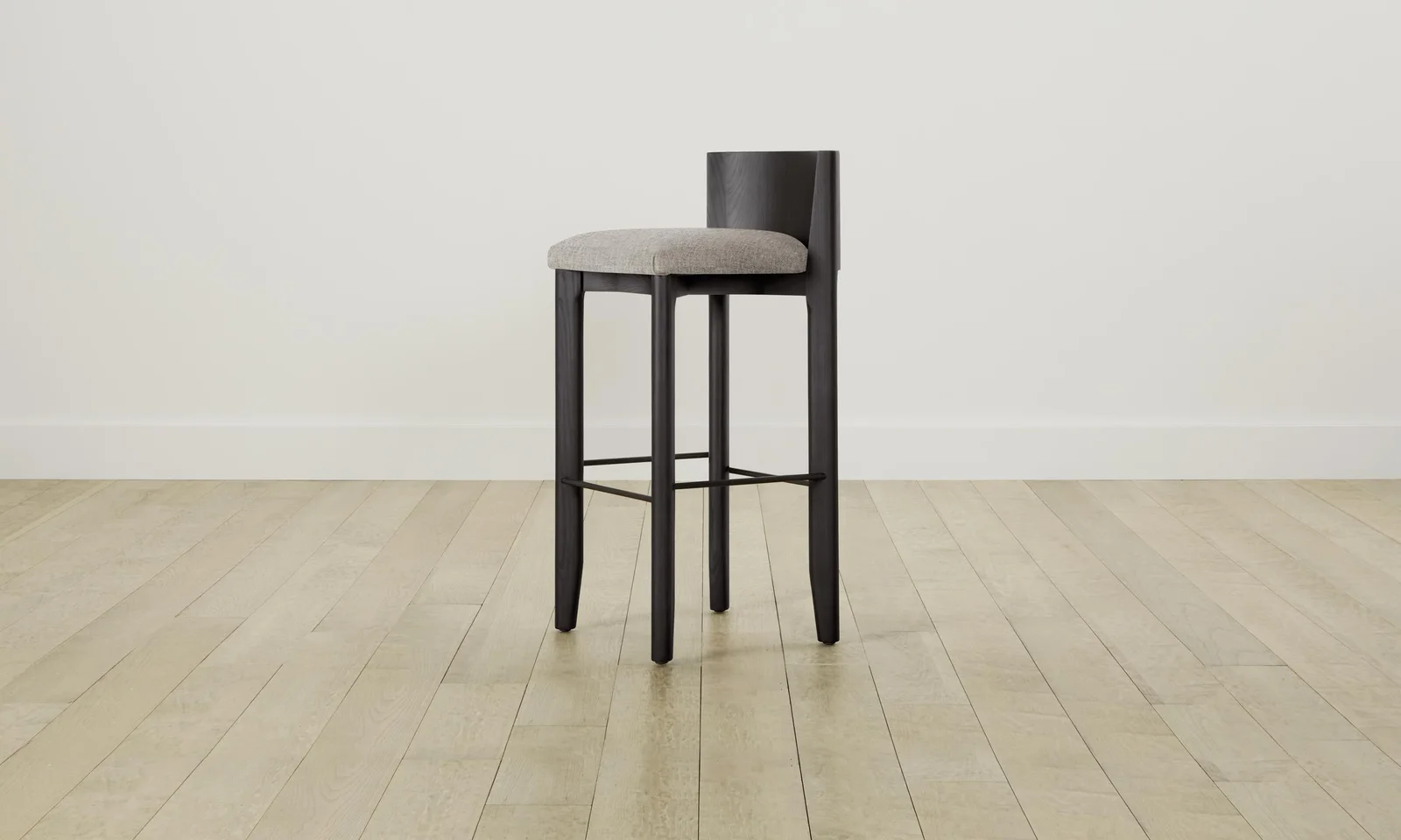 The Delancey Bar & Counter Stool - Heritage Belgian Linen Agate by Maiden Home