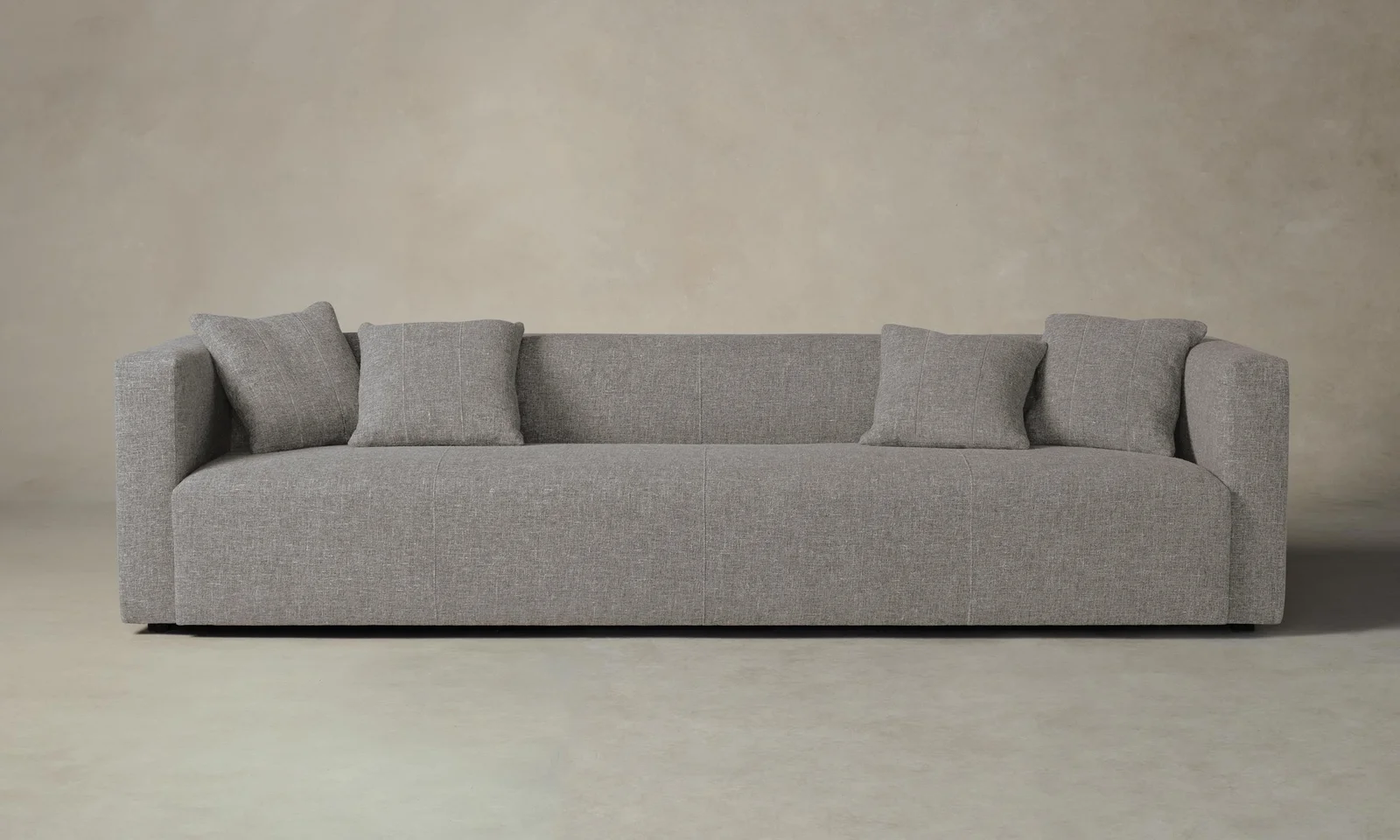 The Breuer Sofa - Heritage Belgian Linen Agate by Maiden Home