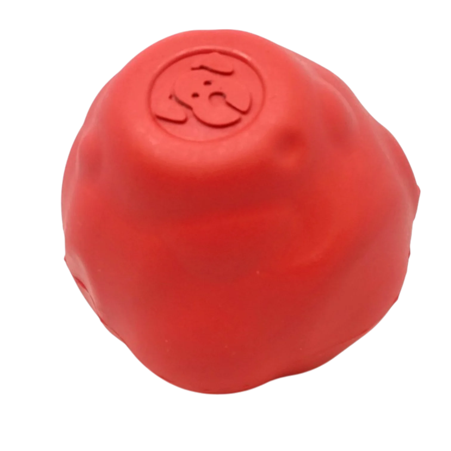 Asteroid Rubber Dog Chew Toy for Heavy Chewers | Red Retrieving Toy | USA Made by SodaPup