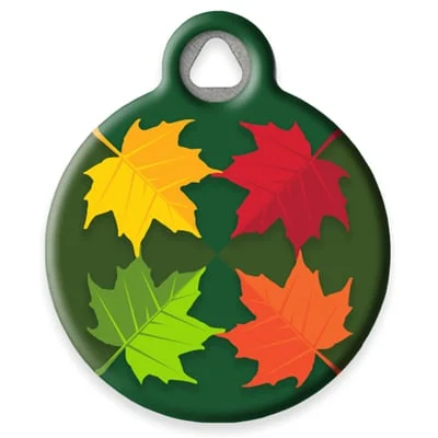 Foliage Pet ID Tag by Dog Tag Art by Lupine Pet