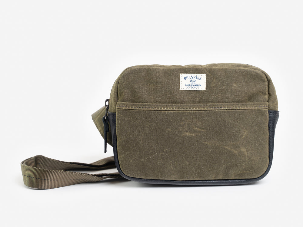 No. 605 Standard Issue Crossbody & Belt Pouch, Olive by Billykirk