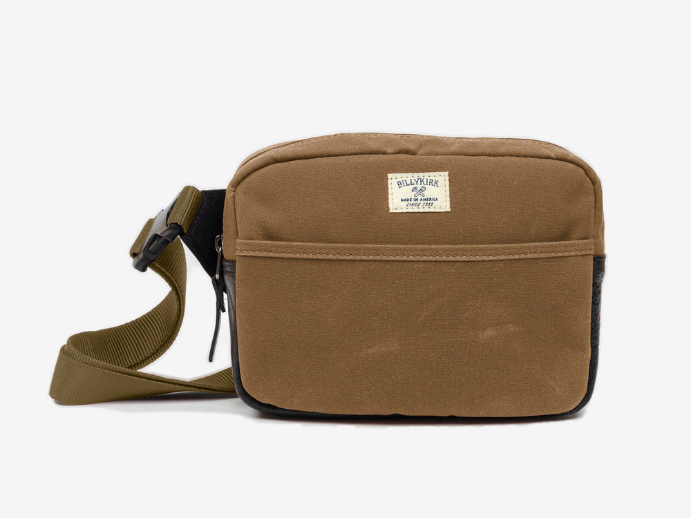 No. 605 Standard Issue Crossbody & Belt Pouch, Brush Brown by Billykirk
