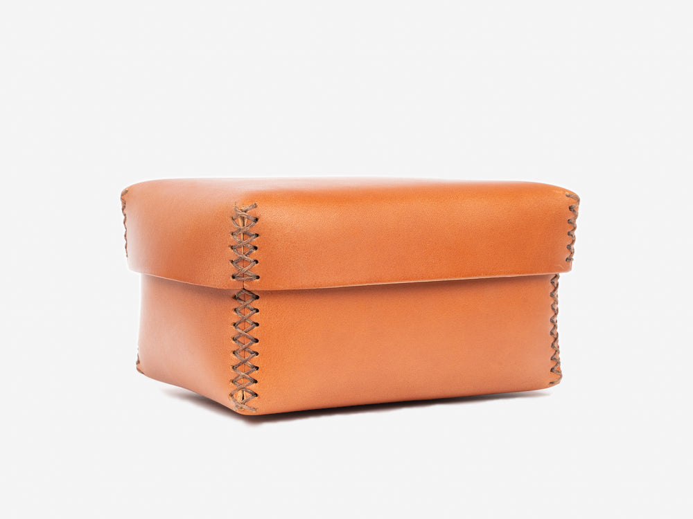 No. 362 Leather Keepsake Box, Tan by Billykirk
