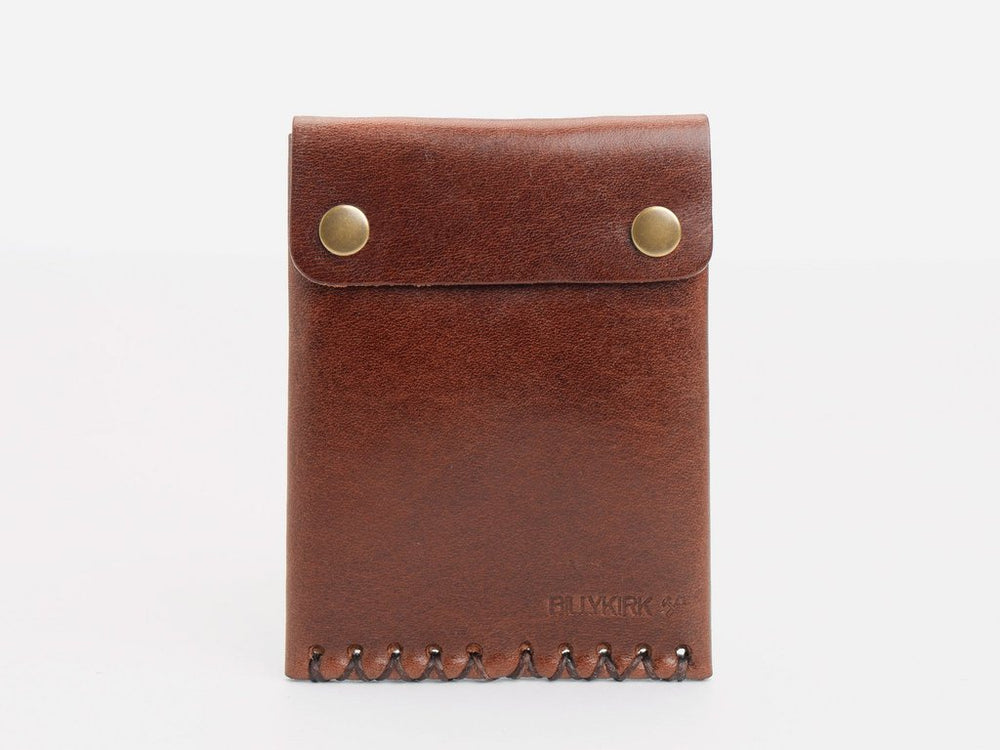No. 092 Card Case with Snaps, Tan by Billykirk