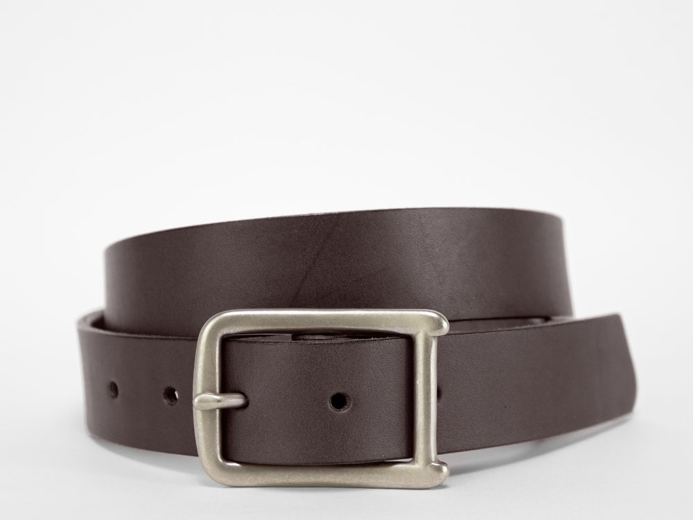 No. 640 Founders Buckle Belt, Dark Brown by Billykirk