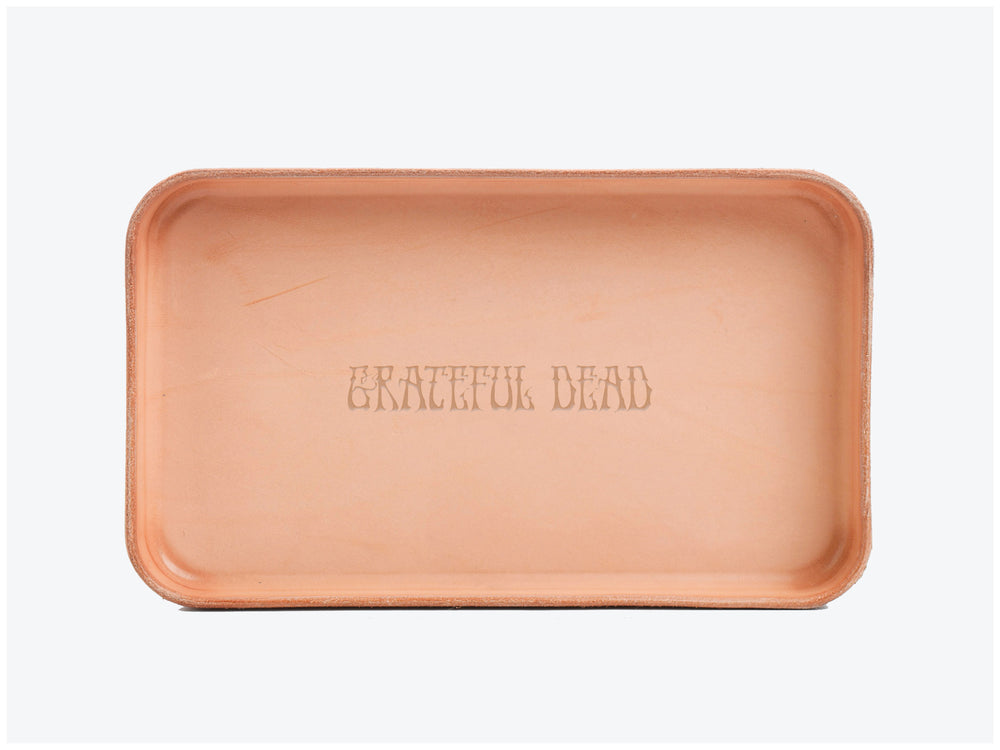 No. 309-GD Leather Valet Tray GD, Natural by Billykirk
